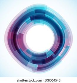 Geometric frame, vector abstract background, wallpaper