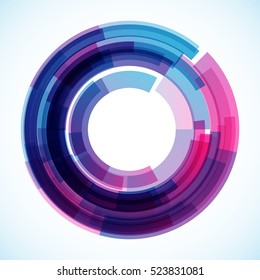 Geometric frame, vector abstract background, wallpaper