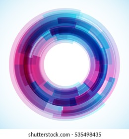 Geometric frame, vector abstract background, wallpaper