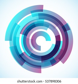 Geometric frame, vector abstract background, wallpaper