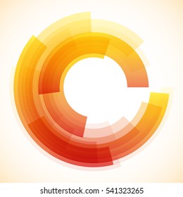 Geometric frame, vector abstract background, wallpaper