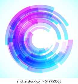 Geometric frame, vector abstract background, wallpaper