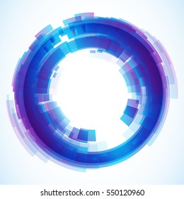 Geometric frame, vector abstract background, wallpaper