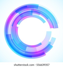 Geometric frame, vector abstract background, wallpaper
