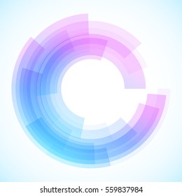 Geometric frame, vector abstract background, wallpaper