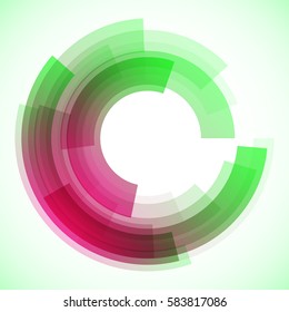 Geometric frame, vector abstract background, wallpaper