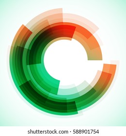 Geometric frame, vector abstract background, wallpaper