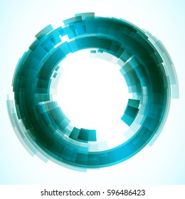 Geometric frame, vector abstract background, wallpaper
