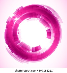 Geometric frame, vector abstract background, wallpaper
