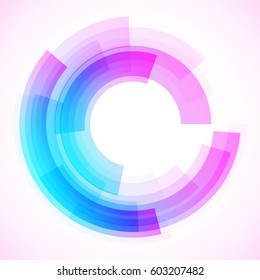 Geometric frame, vector abstract background, wallpaper