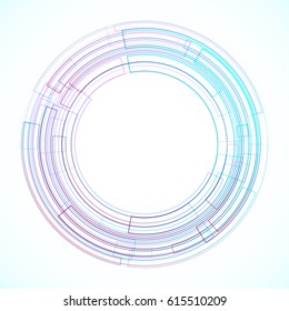 Geometric frame, vector abstract background, wallpaper