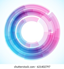 Geometric frame, vector abstract background, wallpaper