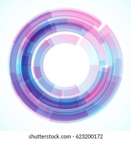 Geometric frame, vector abstract background, wallpaper