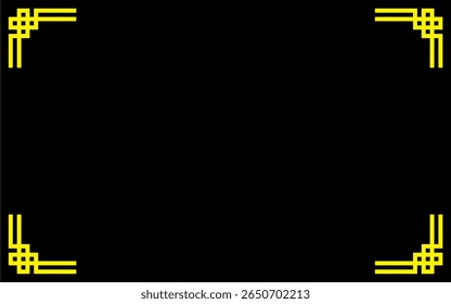 Geometric frames and borders  minimalistic elegant art deco decorative layout ornament elements  thin line rectangle vignetting border design. 
