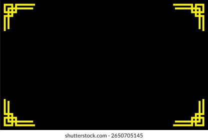 Geometric frames and borders  minimalistic elegant art deco decorative layout ornament elements  thin line rectangle vignetting border design