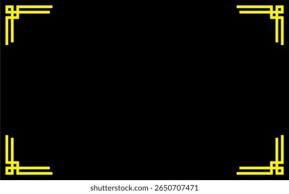 Geometric frames and borders  minimalistic elegant art deco decorative layout ornament elements  thin line rectangle vignetting border design