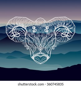 geometric front ram