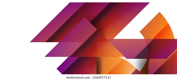 Geometrische Fusion - abstrakte Harmonie von Dreiecken und Kreisen in minimalistischem Hintergrund-Design. Formen und Linien, Design von Tapeten, Bannern, Hintergrund, Landungsseite, Tapete, Einladung, Drucke