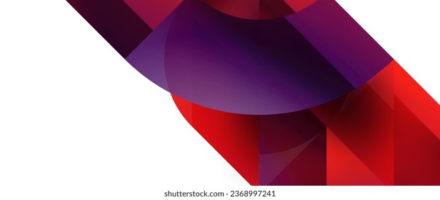 Geometric fusion - abstract harmony of triangles and circles in minimalist background design. Shapes and lines design for wallpaper, banner, background, landing page, wall art, invitation, prints