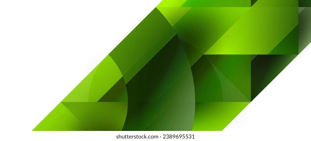 Geometric fusion - abstract harmony of triangles and circles in minimalist background design. Shapes and lines design for wallpaper, banner, background, landing page, wall art, invitation, prints