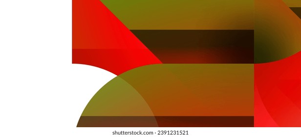 Geometric fusion - abstract harmony of triangles and circles in minimalist background design. Shapes and lines design for wallpaper, banner, background, landing page, wall art, invitation, prints