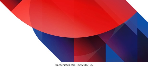 Geometric fusion - abstract harmony of triangles and circles in minimalist background design. Shapes and lines design for wallpaper, banner, background, landing page, wall art, invitation, prints