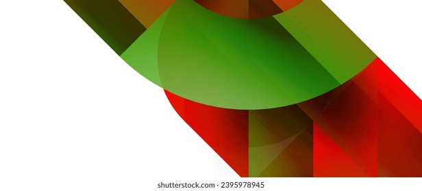 Geometric fusion - abstract harmony of triangles and circles in minimalist background design. Shapes and lines design for wallpaper, banner, background, landing page, wall art, invitation, prints