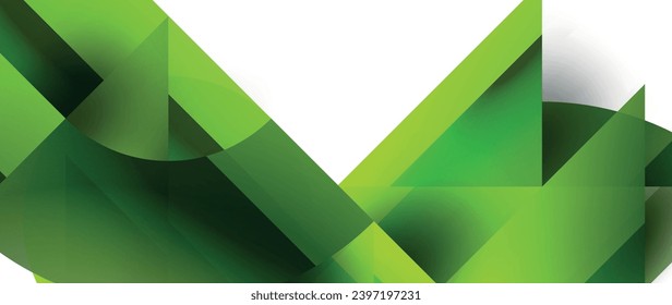 Geometric fusion - abstract harmony of triangles and circles in minimalist background design. Shapes and lines design for wallpaper, banner, background, landing page, wall art, invitation, prints