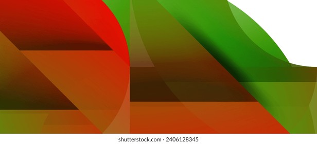 Geometric fusion - abstract harmony of triangles and circles in minimalist background design. Shapes and lines design for wallpaper, banner, background, landing page, wall art, invitation, prints