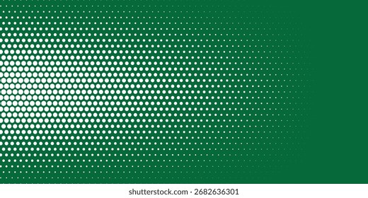 fundo futurista geométrico para faixa ou apresentação ou cartão de mensagem com fundo de meio-tom gradiente verde
