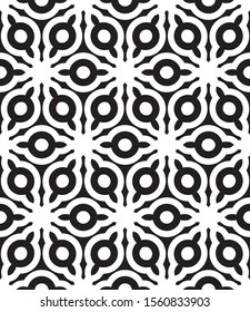 Geometric geo pattern seamless hexagon form abstract background vector illustration