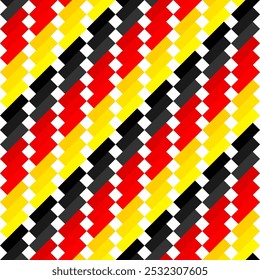 geometric germany flag pattern. background. vector illustration