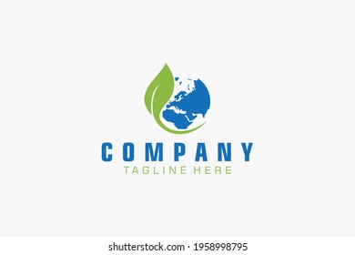 Geometric globe logo design template Earth logo Globe.