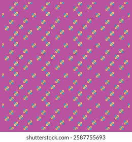 Geometric Glow: A Modern Digital Pattern