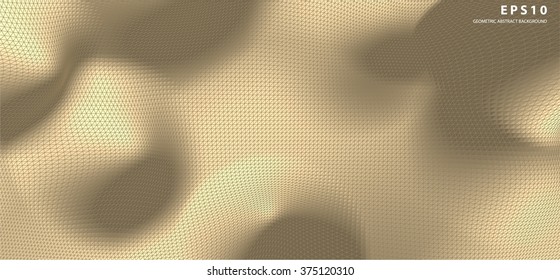 geometric gold background