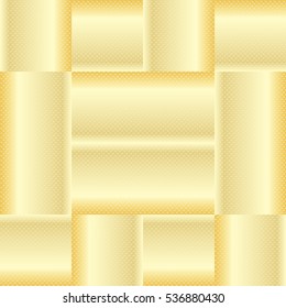 Geometric gold beige background. Vector abstract background.