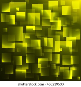 Geometric golden dark abstract background pattern. Vector