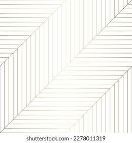 Geometric golden seamless pattern white color background. Zig zag graphic print. Vector line texture. Modern swatch wrapping paper. Stylish repeating trellis line grid. Trendy hipster sacred geometry