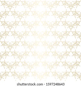 Geometric golden texture pattern. Abstract endless modern design background. Vector illustration eps 10.