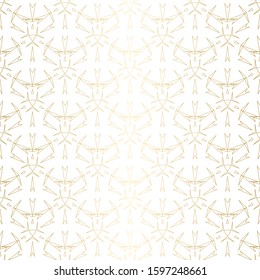 Geometric golden texture pattern. Abstract endless modern design background. Vector illustration eps 10.