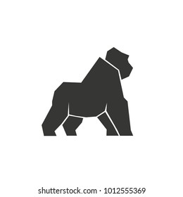 Geometric Gorilla Icon 
