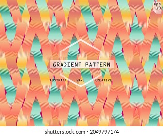 geometric gradient abstract background. herringbone organic gradient pattern