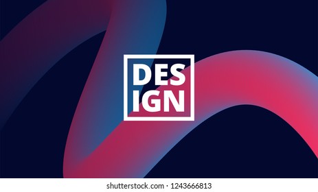 Geometric gradient abstract background. Vector illustration. 