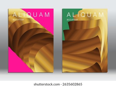 Geometric Gradient Abstract Cover Background. Modern Graphic Shape 3d Line Poster. Music Vector Design Banner Template. MInimalist Technology Futuristic Neon Event Layout. Corporate Party Presentation