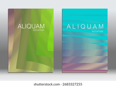 Geometric Gradient Abstract Cover Background. Modern Graphic Shape 3d Line Poster. Music Vector Design Banner Template. MInimalist Technology Futuristic Neon Event Layout. Corporate Party Presentation