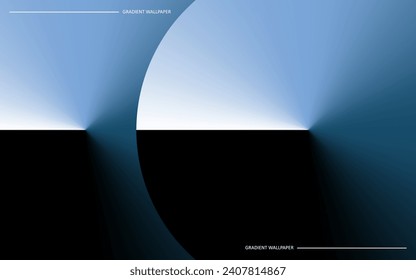 Geometric gradient abstract wallpaper design