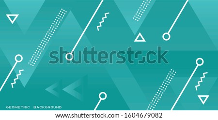 Geometric gradient bacground. Vector illustration