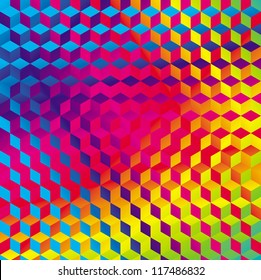 Geometric Gradient Color Background