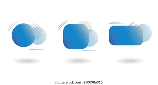 geometric gradient graphic elements; template for flyers, presentations, invitations, cards