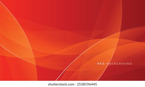 Geometric gradient red orange abstract background. Luxury lines with light composition